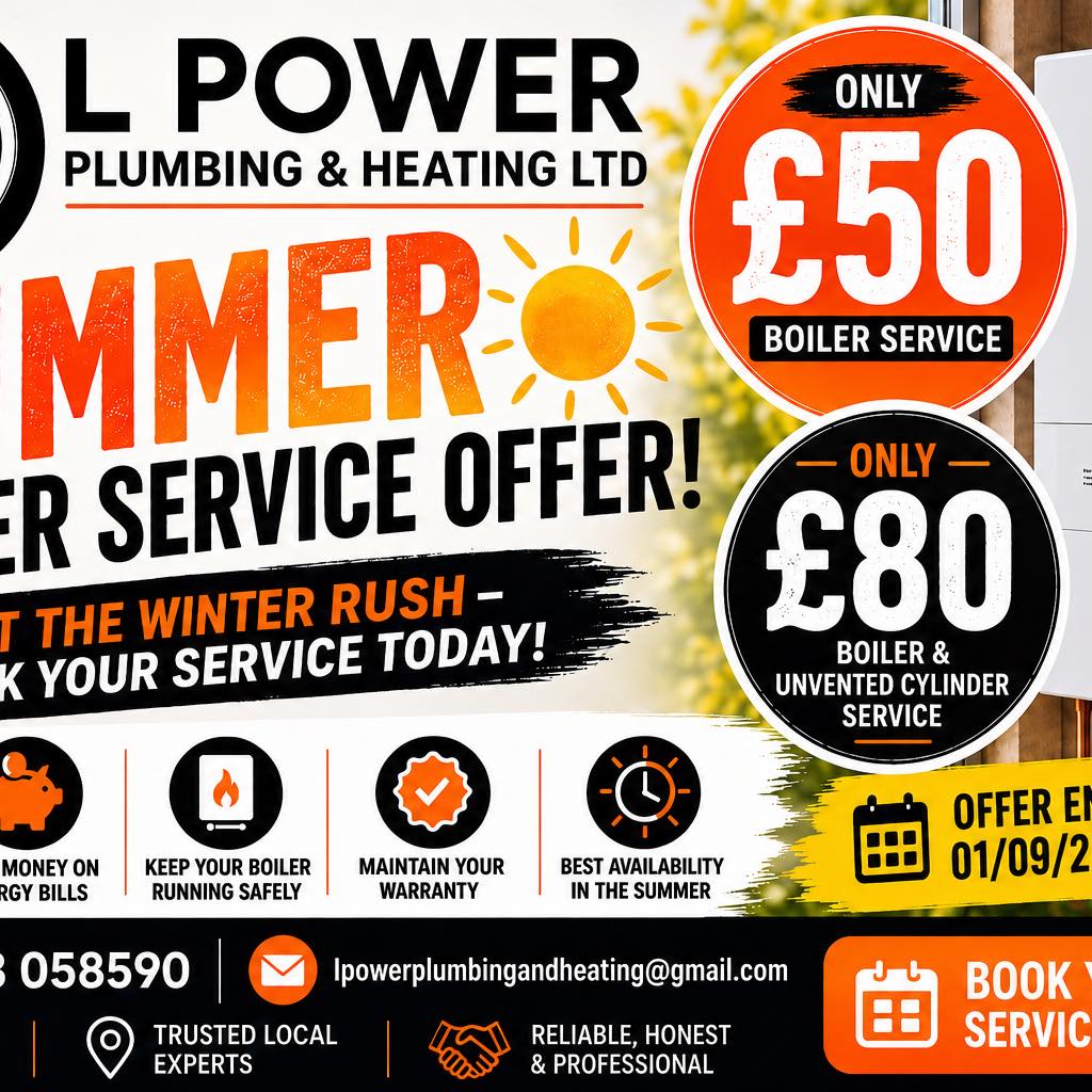 £50 summer boiler service offer